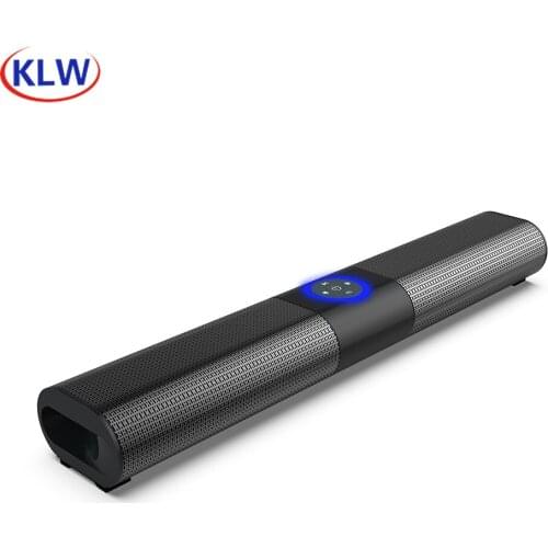 TV Soundbar 5.0 Bluetooth Speaker Portable Subwoofer With Colorful Ring LED Light FM Radio USB AUX TF Card for Computer TV BS20A