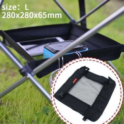Outdoor folding table storage hanging net basket picnic table storage rack camping storage hanging bag finishing mesh bag