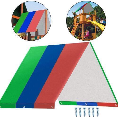 Outdoor Easy Install Swingset Shade Kids Tarp Sunshade Playground Roof Canopy Snow Proof Warehouse Waterproof Cover
