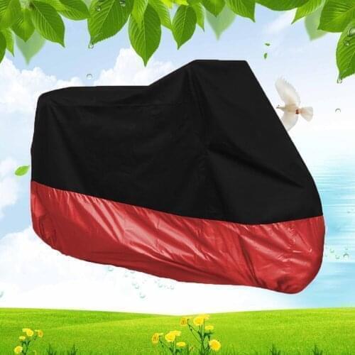 Universal Outdoor Motorcycle Motorbike ATV Scooter Dustproof Waterproof Sun Block Protective Cover Rain Cover Protector - Size X