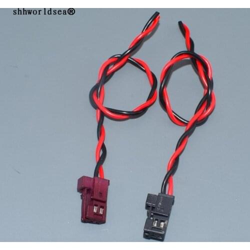 Worldgolden 2 Pin door speaker female treble ,auto sound tweeter horn plug,steering dial plug connector for Benz,Mercedes-Benz