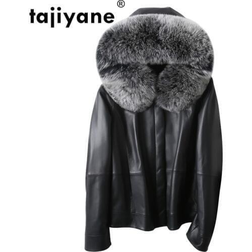 Sheepskin Coat Autumn Winter Jacket Women Clothes 2020 Korean Fox Fur Hooded Real Fur Coat Genuine Leather Female Jacket ZT1585