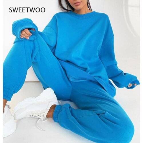 Womens track suit suits fashion tops and trousers two sets of sports womens sportswear jogging suits