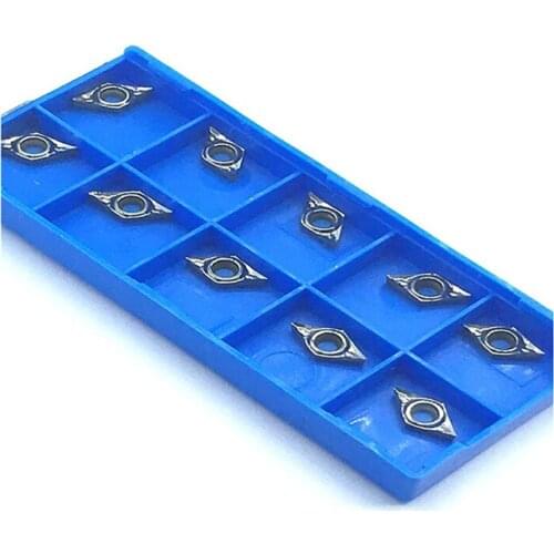 10pcs DCGT070204-AK H01 DCGT21.51-AK H01 CNC Aluminum Cutting Inserts