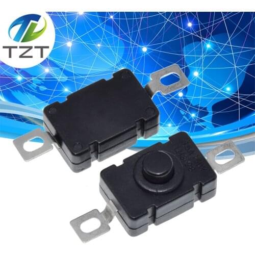 10pcs KAN-28 1.5A250V Flashlight Switches Self Locking SMD Type 18 x 12mm Push Button Switches 1812-28A