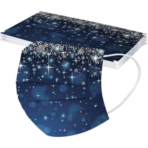 Masque Women Man Christmas Masks Disposable 3ply Loop 10pcs Mouth Mask Breathable Protective Mask Mascarillas Halloween Cosplay