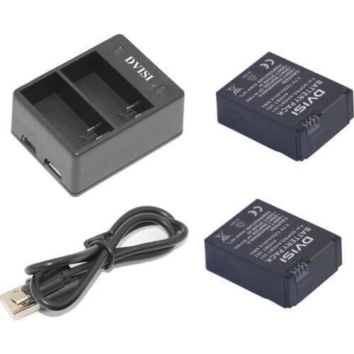 2pcs AHDBT-301 Rechargeable Camera Battery Pack+USB Dual Charger AHDBT-302 for Gopro Hero 3/3 Hero3 Hero3 Camera Hero3 Go Pro