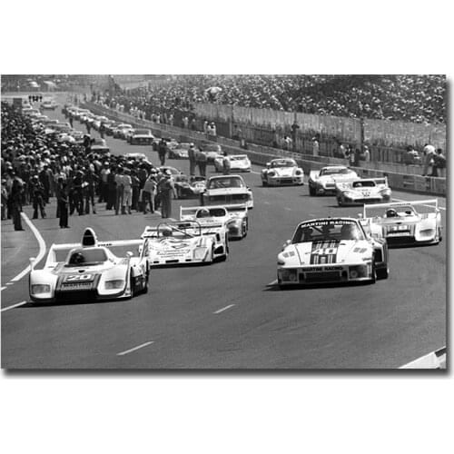 24 Hours of le mans Sports Racing Car Poster Painting Canvas Print Nordic Home Decor Wall Art Picture For Living Room Frameless