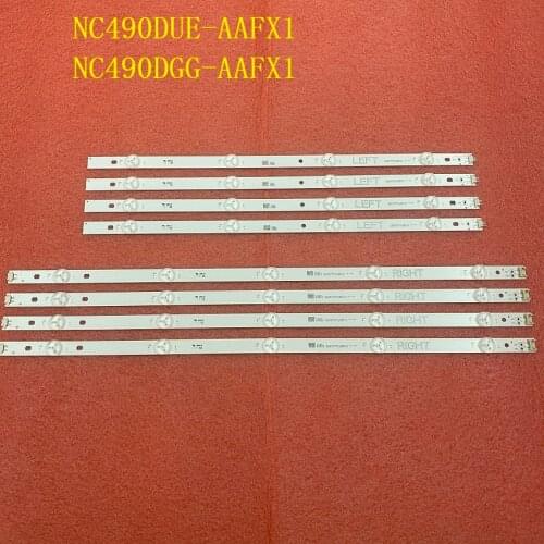 5set=40pcs LED backlight strip for LG 49UK6200 49UK6300 49UJ630V 49LJ5500 NC490DUE-AAFX1-41CA GAN01-1294A-P1 1295A 1317A 1318A