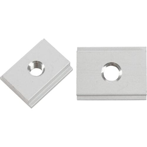 8Pcs Woodworking Pressing Plate Pressing Block Small Slider T Screw Handle Chute T Groove Woodworking Tool