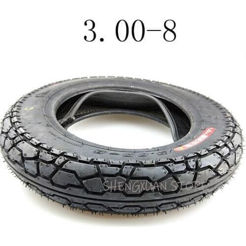 Free shipping 3.00-8 tire 300-8 Scooter Tyre & Inner Tube for Mobility Scooters 4PLY Cruise Scooter Mini Motorcycle