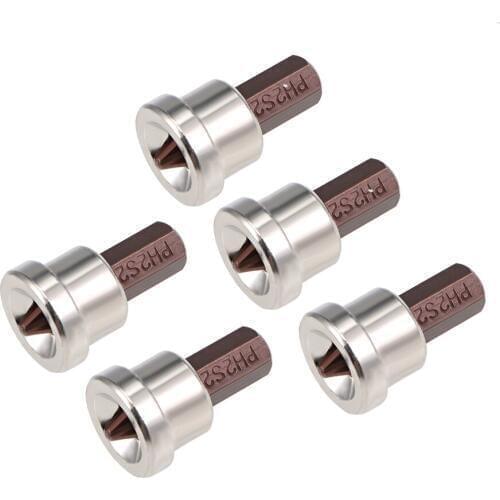 Uxcell 5/10PCS Phillips Locator Screwdriver Hex Shank Length Magnetic Plasterboard Locator Screwdrivers Bits S2 Alloy Steel
