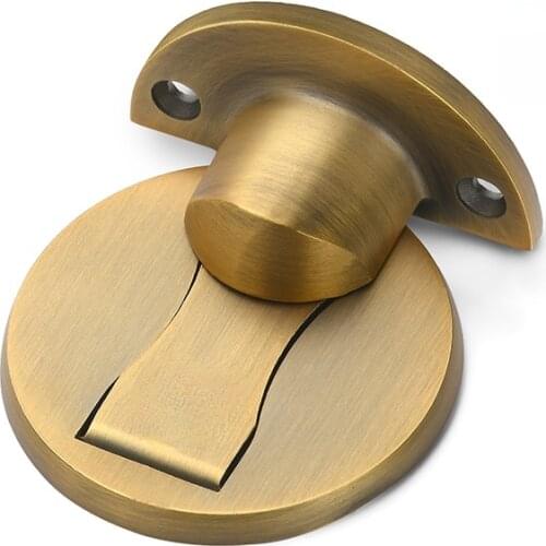 304 Stainless Steel Magnetic Door Stops Door Stopper Hidden Door Holders Catch Floor Nail-free Doorstop Furniture Hardware