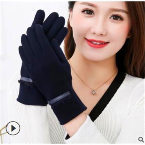Cashmere touch screen gloves ms autumn/winter fashion fun outdoor cycling drive mobile game refers to the set of all HX-941