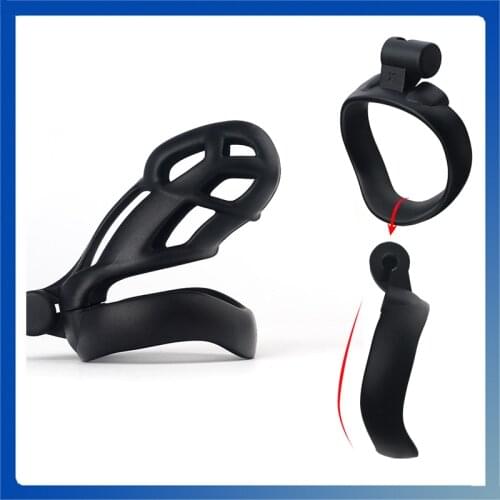 Cobra Male Chastity Cage Lock Device Kit with Magic Lock Device, Double-Arc Cuff Penis Ring holy trainer Sex Toys