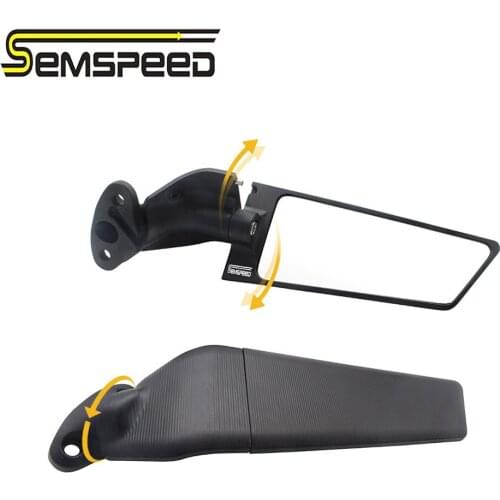 Left Right Modified Motorcycle Rearview Mirrors Wind Swivel Wing Adjustable Rotating Mirrors For Kawasaki NINJA Ninja1000SX 2020