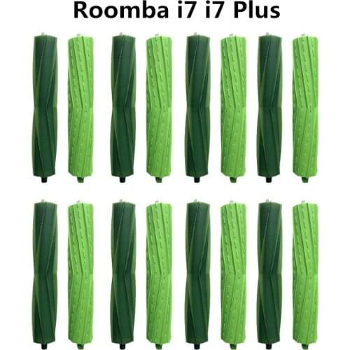 8set Washable Accessories Main Turbo Roller Green Brush For irobot Roomba i7 i7 Plus +i7P E5 E6 Robot Vacuum Cleaner Parts Kits