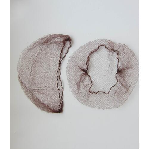 Whole sale 200pcs beard cover nylon hair nets invisible disposable hair net For Dance 20inch dance Accession invisible hairnet