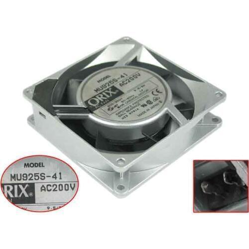 ORIX MU925S-41 AC 200V 9.5W 92X92X25mm Server Cooling Fan