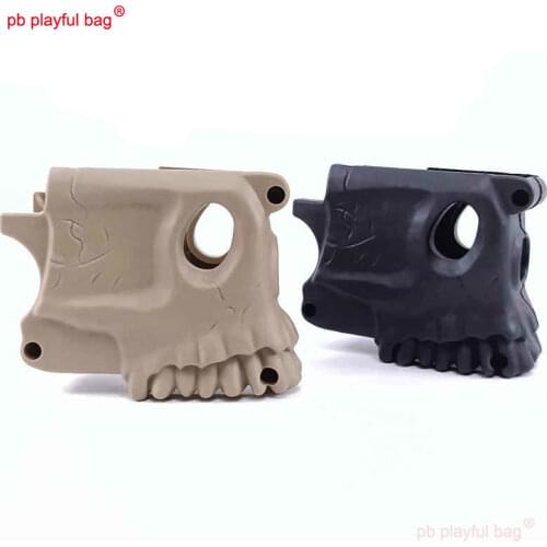 PB Playful Bag Outdoor Sports Tactical Equipment Gel Ball Gun Skull Magazine Well grip Nylon Handrail Adult CS Toy Parts LG06