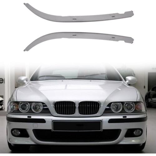 Car Front Side Headlight Lower Moulding Trim 51138168809 51138168810 For-BMW 5 Series E39 525I 528I 530I 540I M5