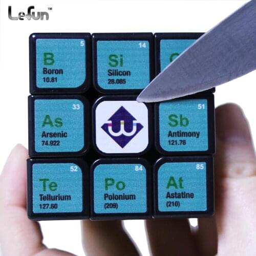 Professional Cubes 3x3x3 Speed For Magic-Cube Chemical Element Periodic Table 3rd-order Cubes Learning Formula Education Toys