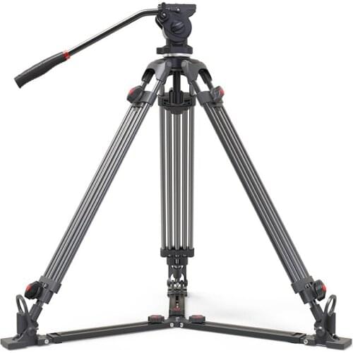 JIEYANG JY0608 Aluminum Professional Tripod camera tripod Hydraulic Damping Head camera tripod/Video Tripod/Dslr VIDEO Tripod