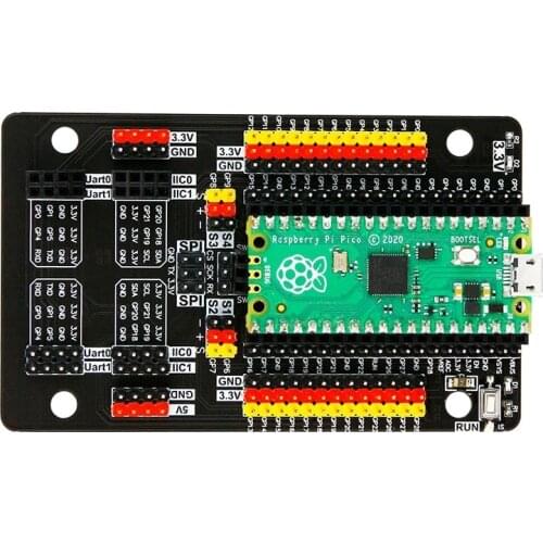 Raspberry Pi Pico GPIO Sensor Extension Board Multiple Functional Interfaces