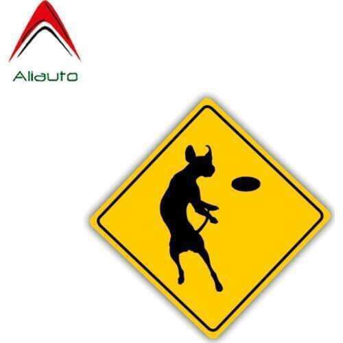 Aliauto Funny Car Sticker Dog Agility Warning Accessories PVC Decal for Jaguar Hyundai I30 Honda Accord Opel Astra G,10cm*10cm