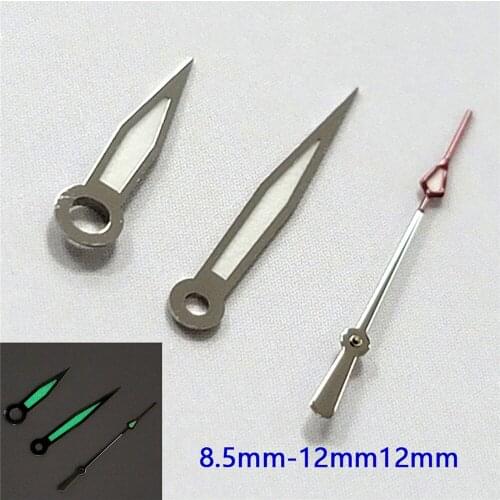 Replacement Watch Hands Green Luminous Watch Pointers for NH35/NH36/4R36 Mechanical Movement Watch Repair Accessories
