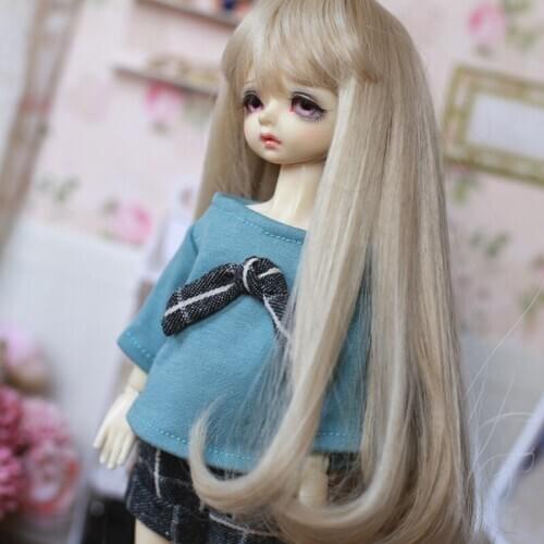 1/3 1/4 1/6 Bjd SD Doll Wig High Temperature Wire Long Fashion Wavy For BJD Super Hair Wig