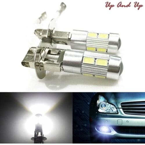 1pc 12V LED Bulb H3 10-SMD 5630 Headlight Kit High Beam Bulb Car Driving Fog Light White