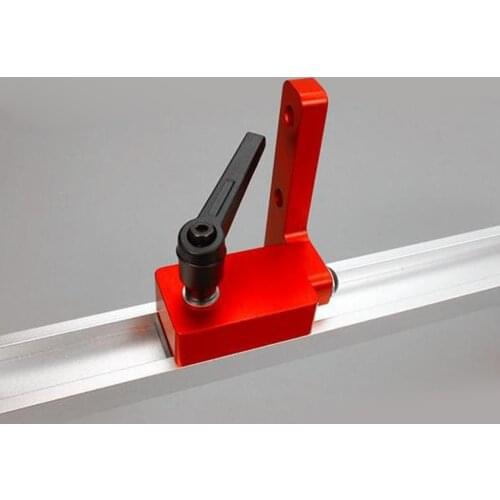 2pcs Aluminium Alloy Miter Track Stop for 45 Type T-Slot T-Track Wood Work