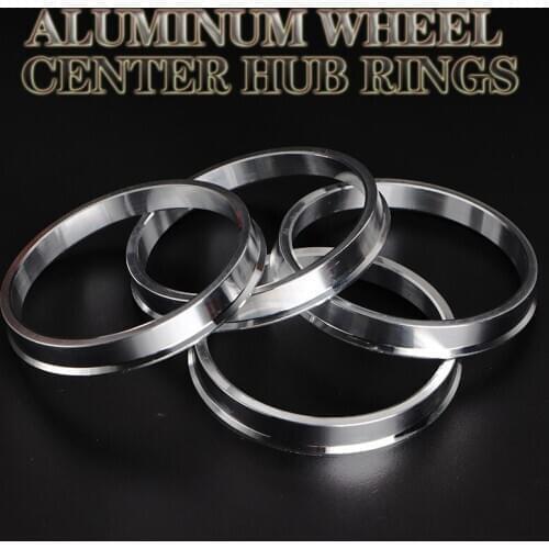 4Pieces/set Aluminum Hub Rings Hub Centric Rings Wheel Bore 71.6-84.1、72.6-73.1、72.6-74.1mm