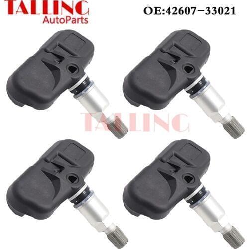 42607-33021 TPMS 4pcs/lot For LEXUS GX460 LX570 SCION IQ TOYOTA SEQUOIA VENZA TUNDRA YARIS RAV4 HIGHLANDER LAND CRUISER MATRIX