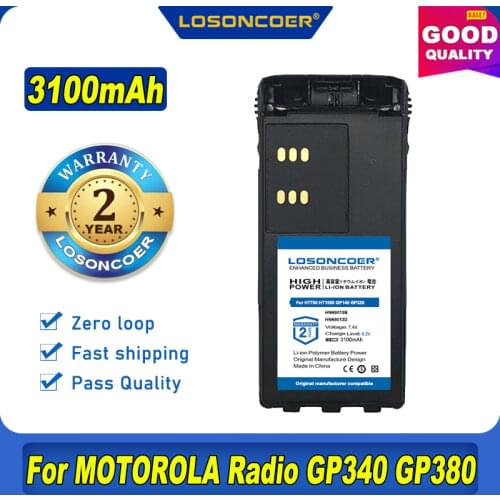 HNN9013D HNN9008A Battery For MOTOROLA Radio GP340 GP380 GP640 GP680 GP320 HT1250 HT750 GP328 GP338 PRO5150 MTX850 PR860 PTX760