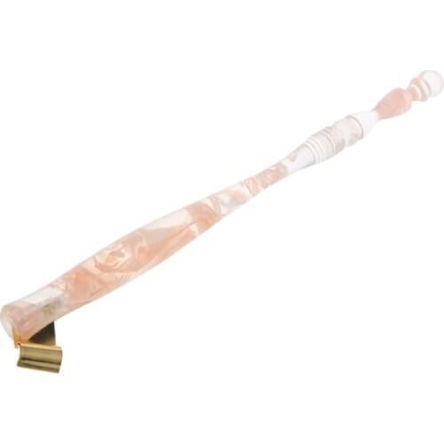 Antique Oblique Calligraphy Script Dip Pen Nib Holder Cherry Blossom Signature