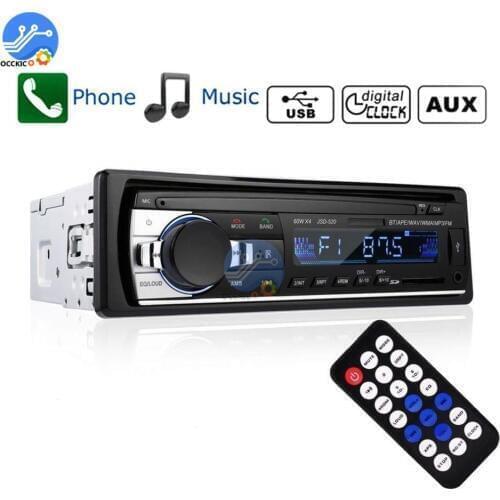 Autoradio JSD-520 Bluetooth Car MP3 Player Stereo Radio FM Aux Input Receiver SD USB Audio MP3 MMC WMA Music Player