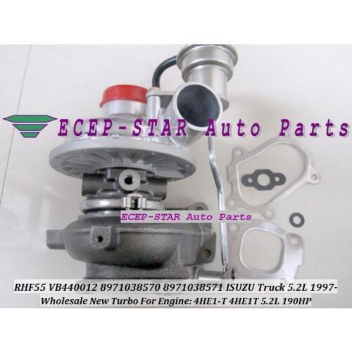 Free Ship RHF55 VIBA 8971038570 8971038571 VA440012 VD440012 VA440013 Turbo Turbocharger For ISUZU NQR TRUCK 5.2L 97 4HE1 4HE1-T