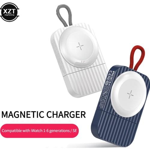 Mini Portable Wireless Charger Pad for Apple Watch 1 2 3 4 5 Dock Adapter Wireless Charger Accessories Smart Watch Charging Base