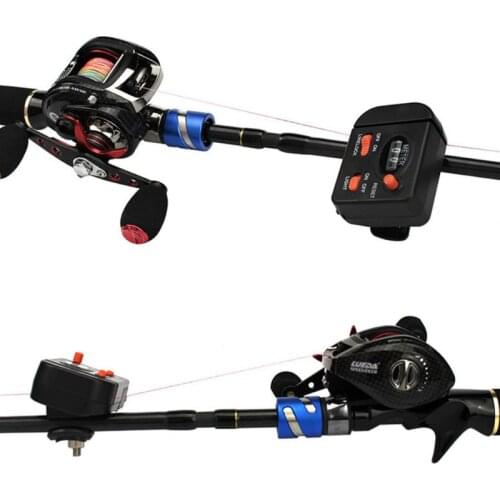 0-99.9m Fishing Line Counter Clip on Rod Fish Finder Digital Length Meter Gauge