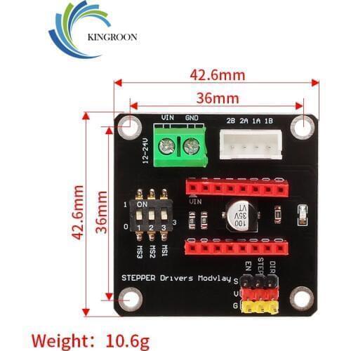 DRV8825 A4988 3D Printer Driver 42 Stepper Motor Driver Control Expansion Board Module For Arduino UNO R3 Ramps1.4 DIY Kit One