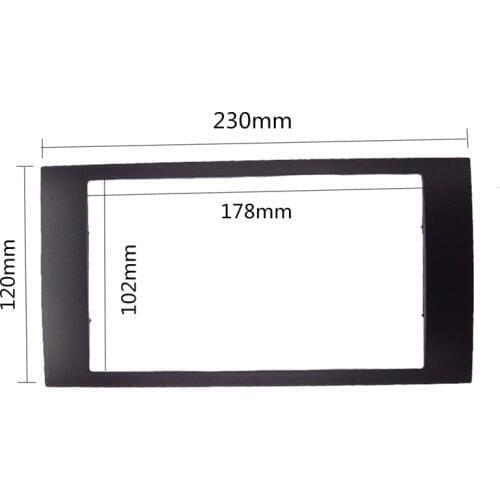 Double DIN Car Radio Fascia for Ford Focus Transit 2006 Stereo Dashboard Auto Mount Frame Installation Panel Kit Trim