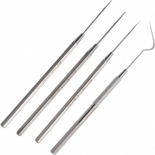 4pcs/set Dental Endodontic Hand Plugger Tip Endo Instrument Teeth Filling Vertical Pressurizer Root Canal Filling Presser dentis