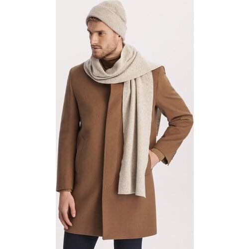 Hateko Unisex 100% Pure Organic Wool Scarf and Beanie Set