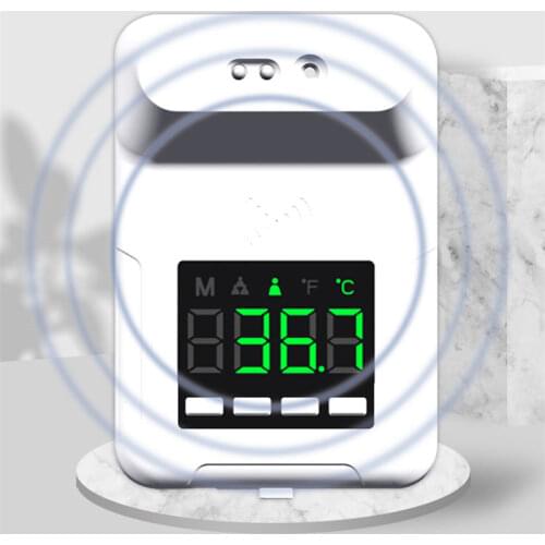 Intelligent infrared electronic thermometer voice thermometer infrared high temperature alarm cold low temperature wall type fac