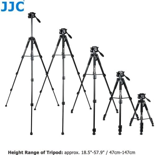 JJC DSLR Flexible Stand Ball Head Portable Monopod Camera Holder Tripod for Canon Nikon Sony Fujifilm Olympus Panasonic Camera