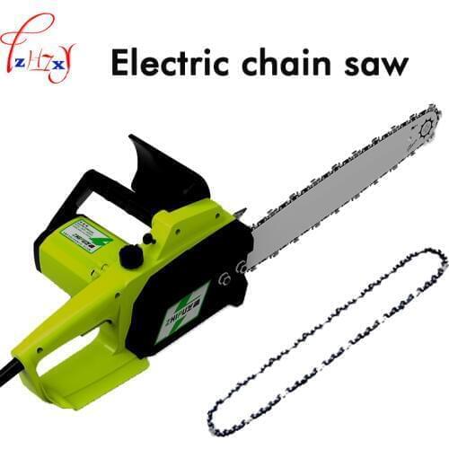 1pc Household high power multi-function chain saw woodworking logging electric saw portable handheld electric chain saw 220V