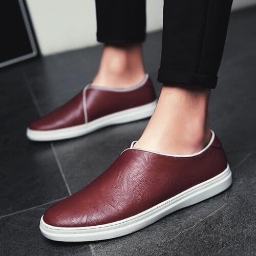 Mens Slip on Shoes Genuine Leather Fashion Drive Loafers Top Quality Comfortable Casual Flats Luxury Brand Non-Slip Sneakers Men