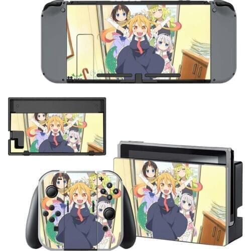 Kobayashi San Chi No Maid Dragon Nintendo Switch Skin Sticker NintendoSwitch sticker skin for Nintend Switch Joy-Con Controller